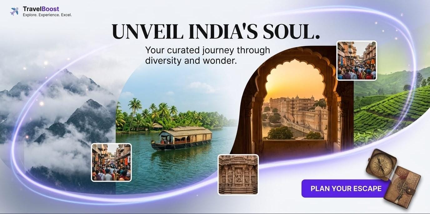 Screenshot of the Travel Boost project